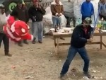 [christmas] Santa Pinatas Are Dangerous
